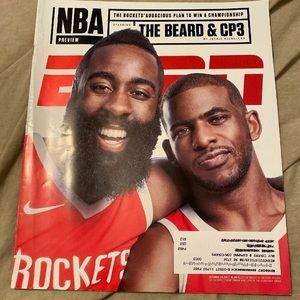 ESPN Magazine - October 2017 - James Harden & Chris Paul - Houston Rockets NBA